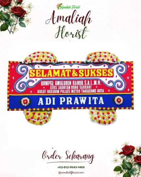 Papan Bunga Ucapan Selamat Indra Makmu